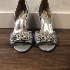 Blue Badgley Mischka heels